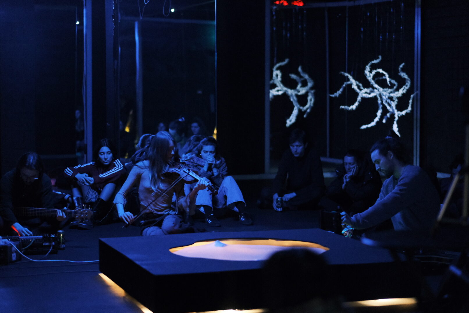 performance on the main exhibition space