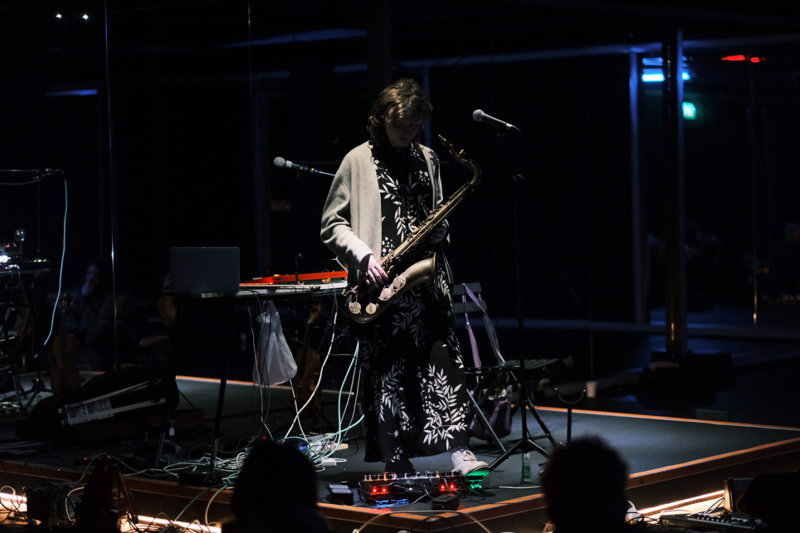 performance on the main exhibition space