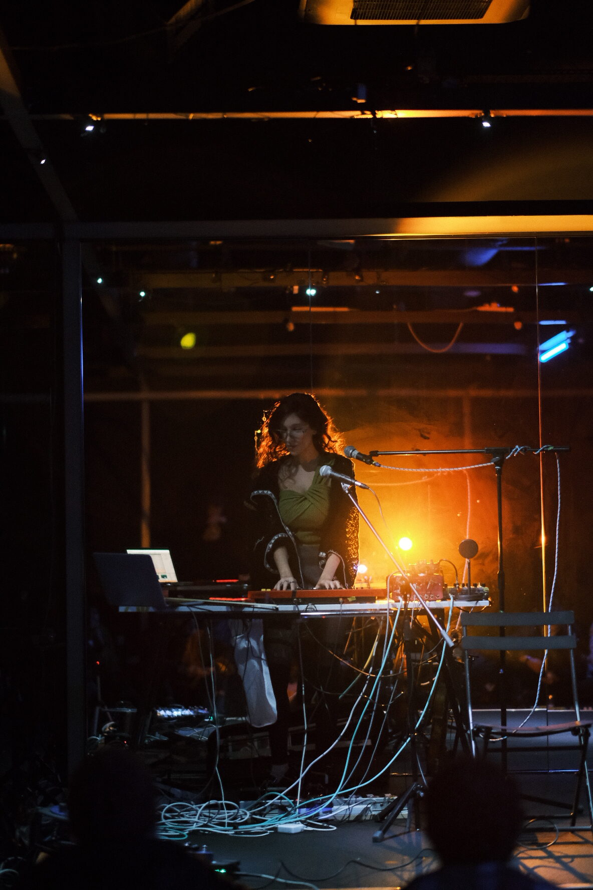 performance on the main exhibition space