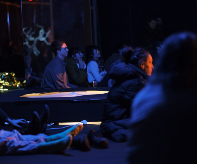 performance on the main exhibition space