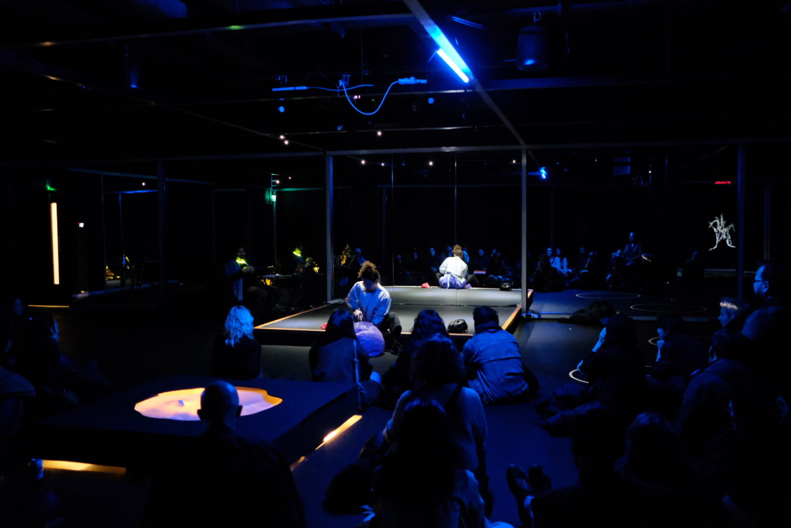 performance on the main exhibition space